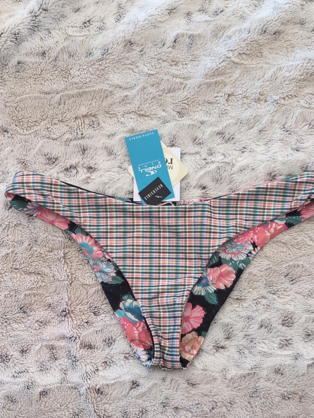 O'Neill Matira Emilie Floral Austin Reversible Hipster Cheeky Bottoms